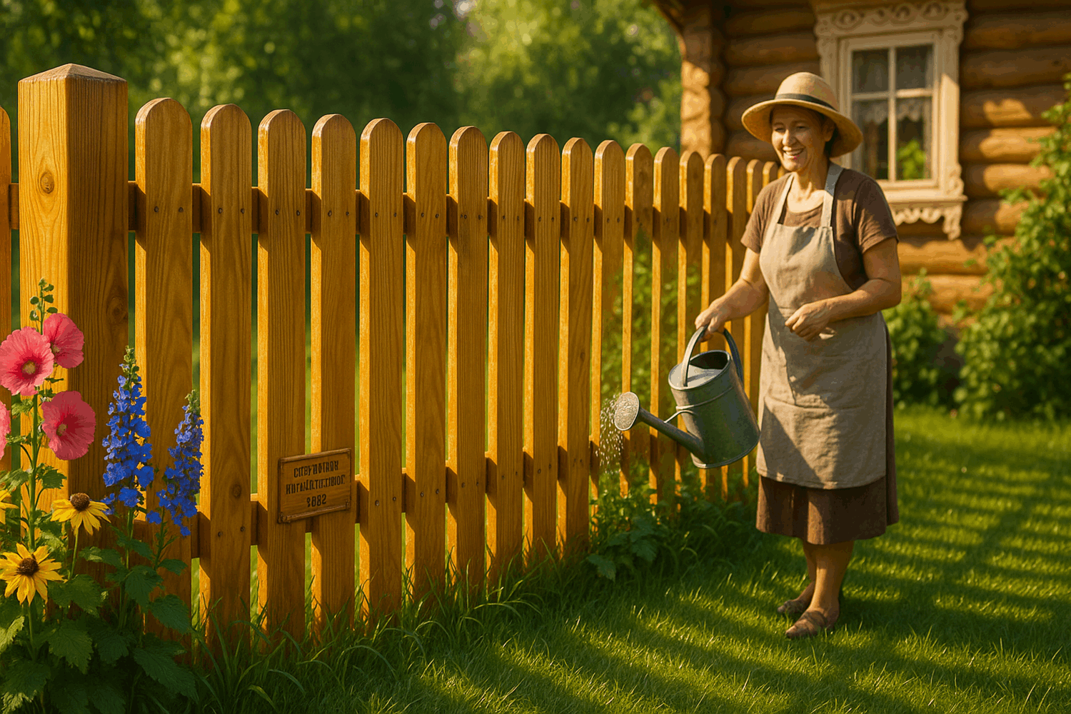  Деревянный штакетник — экологично и эстетично (от 1 650 ₽/м)