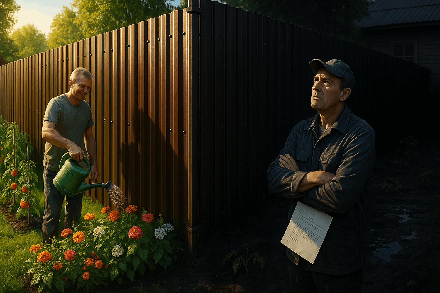  Профнастил — спорный вариант (от 2 550 ₽/м)