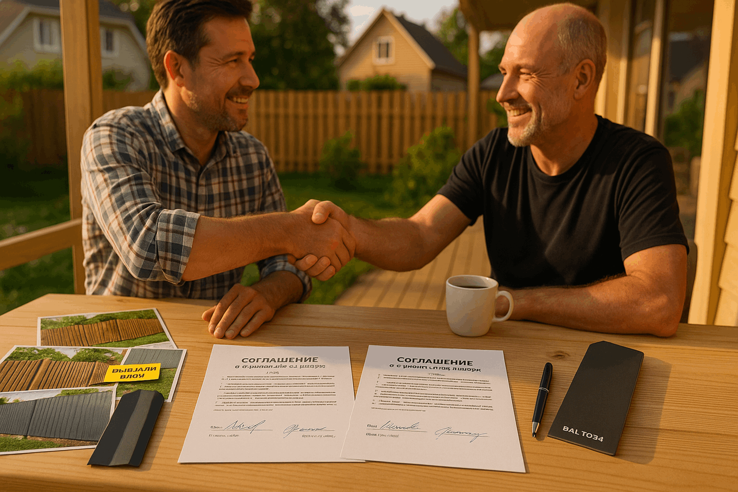  Шаг 2. Разговор с соседями (обязательно письменно!)