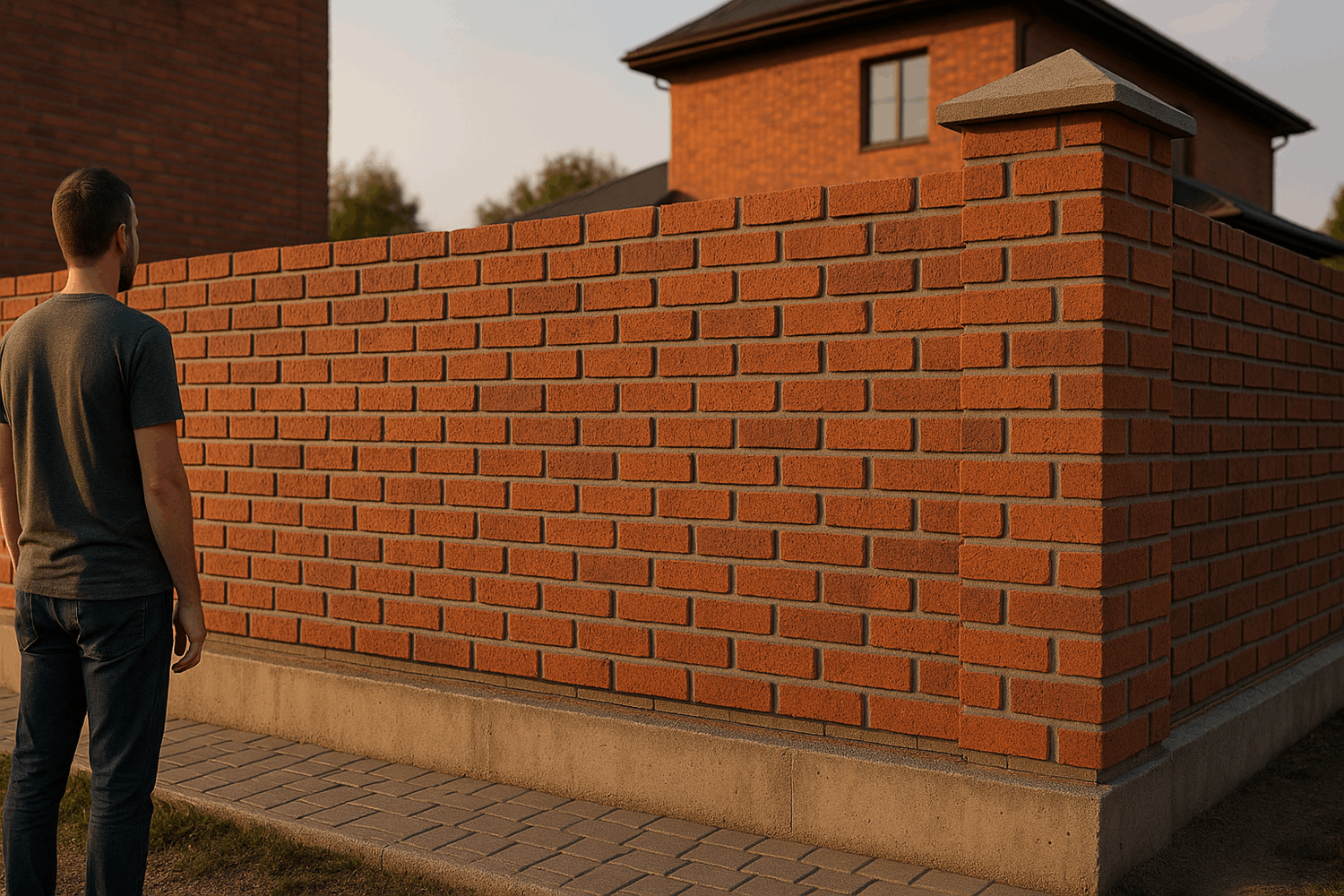  Кирпичный забор — на века