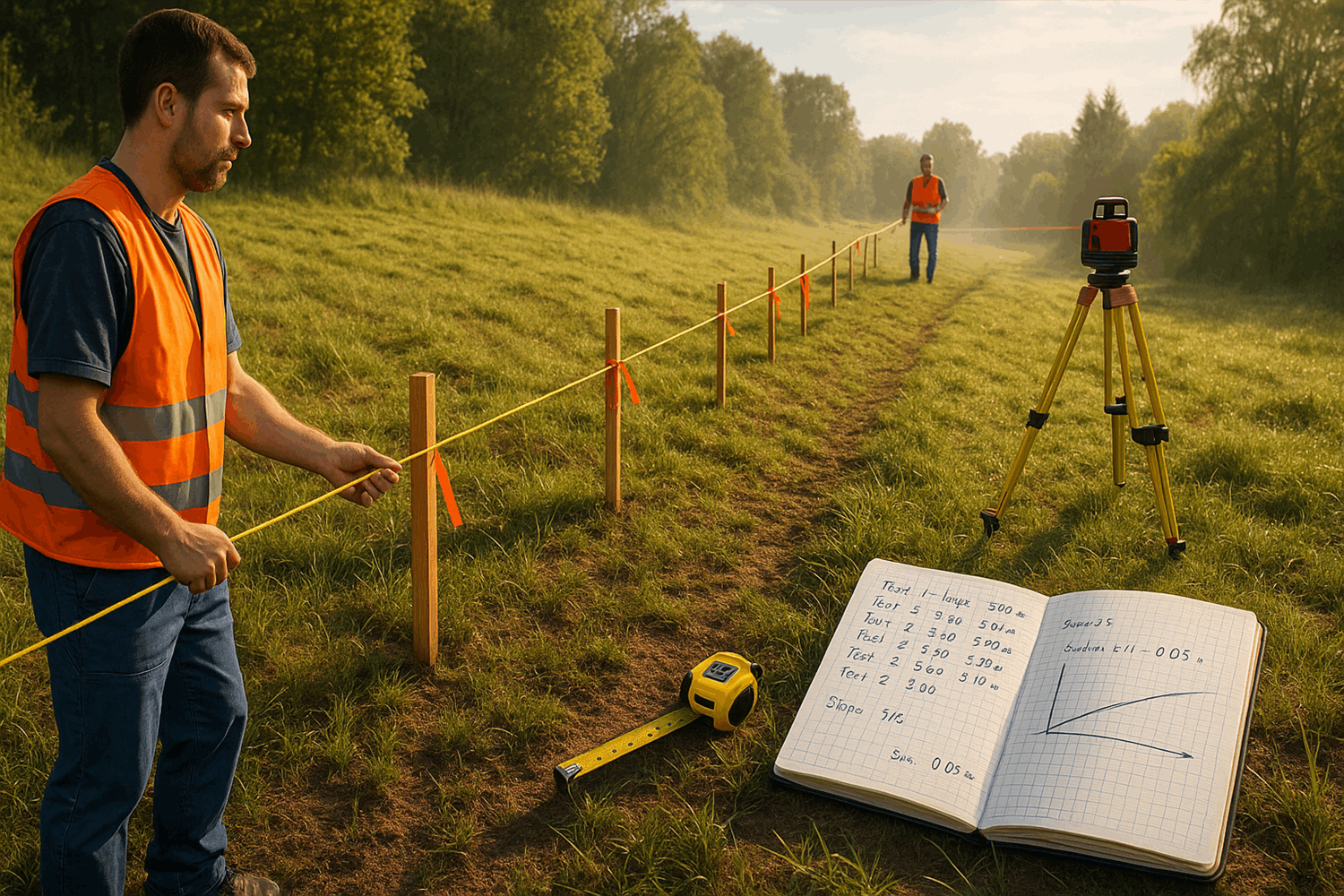  Этап 1: Разметка и расчёт ступеней