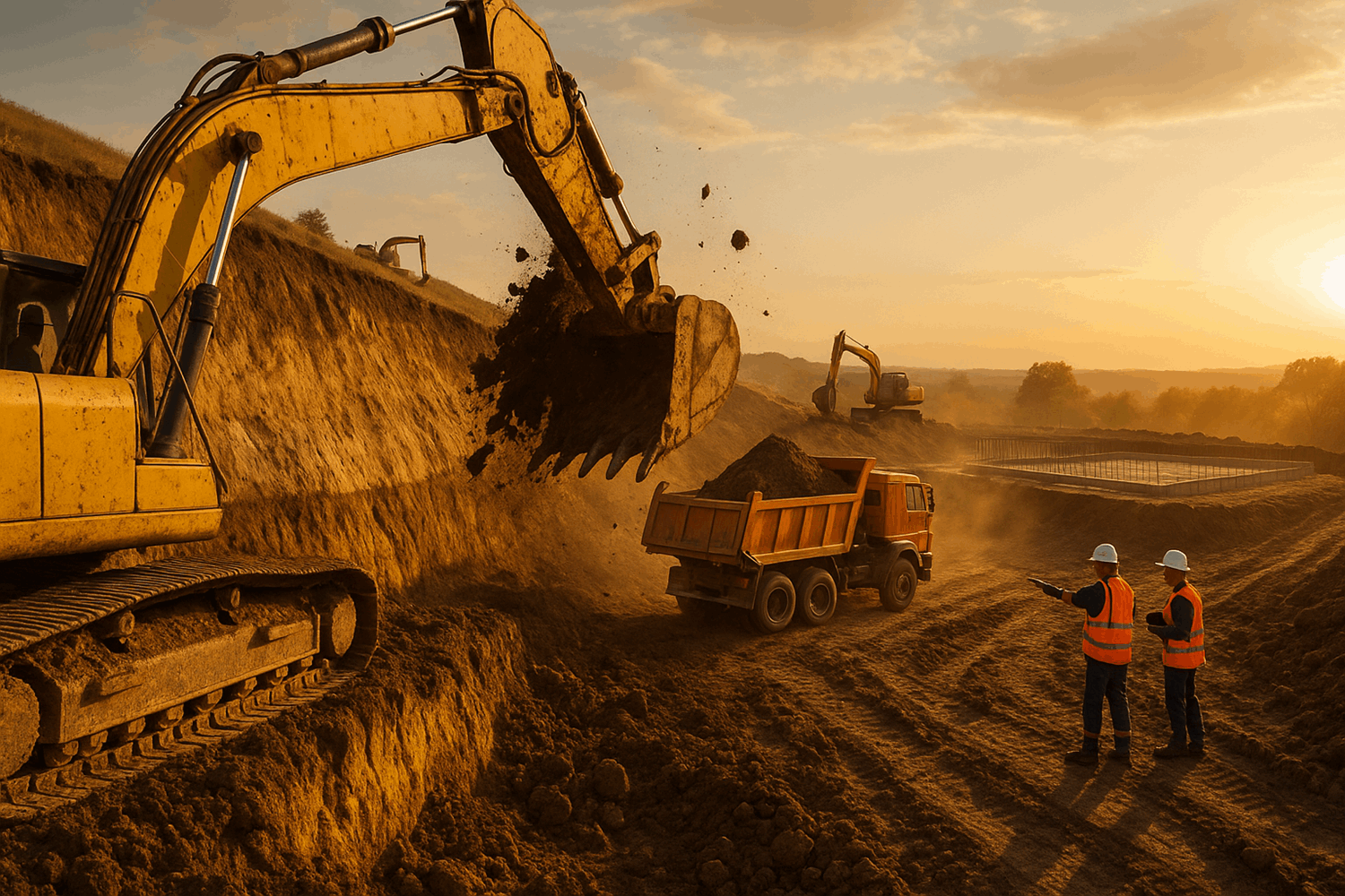  Способ первый: выравнивание участка