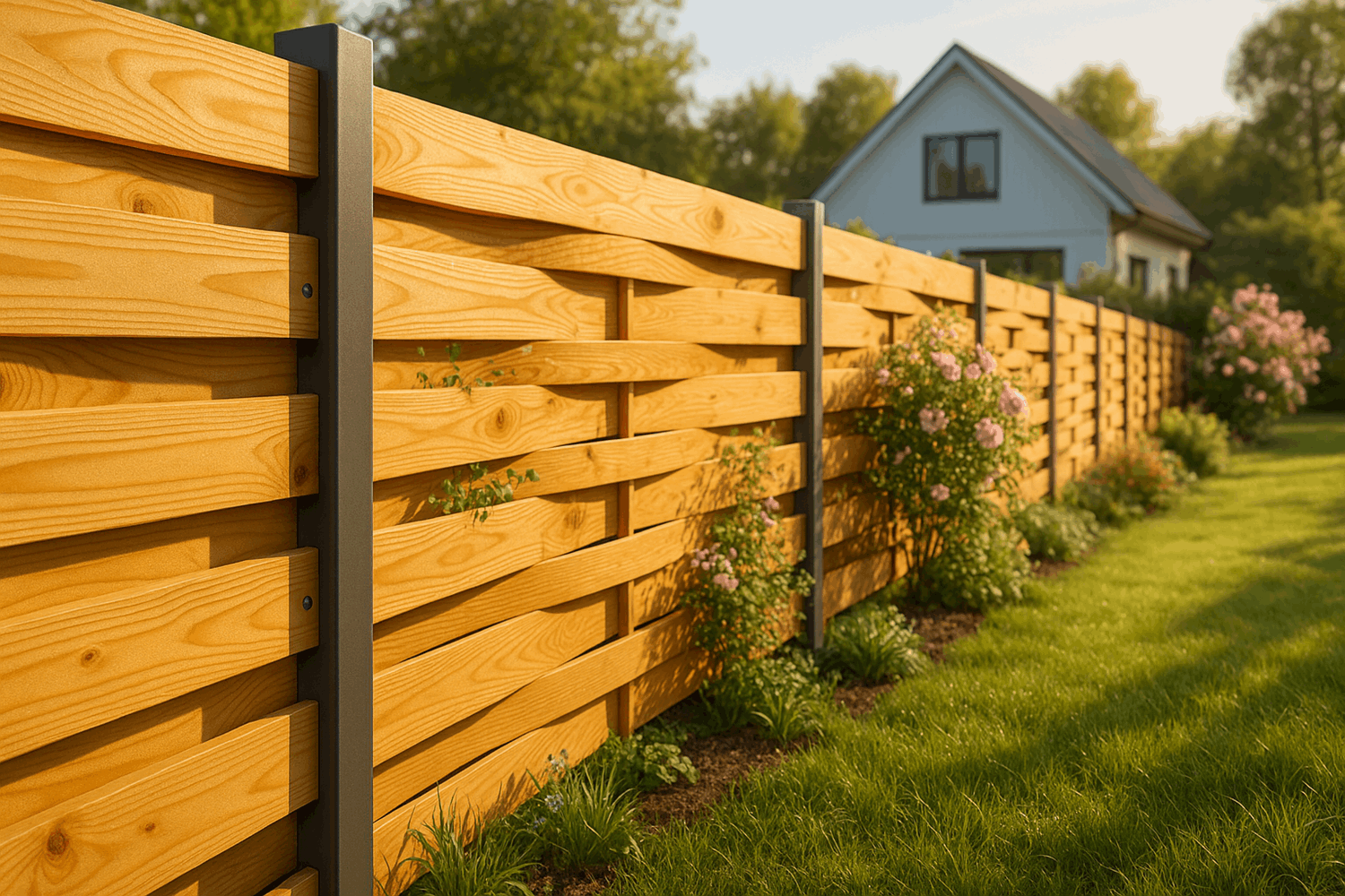 Плюсы и минусы забора-плетенки: честно и без прикрас