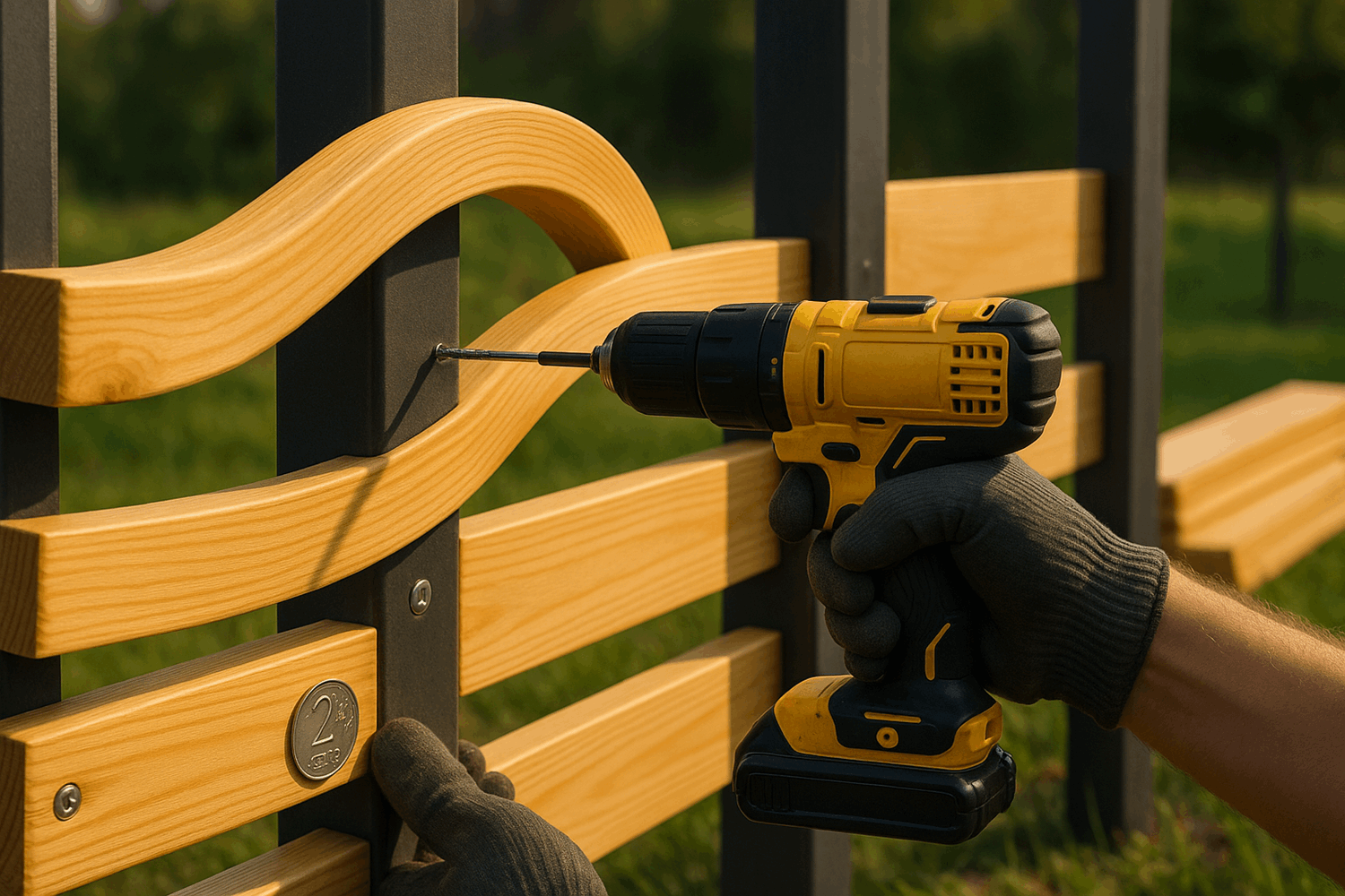  Шаг 3. Плетение досок – техника горизонтального монтажа