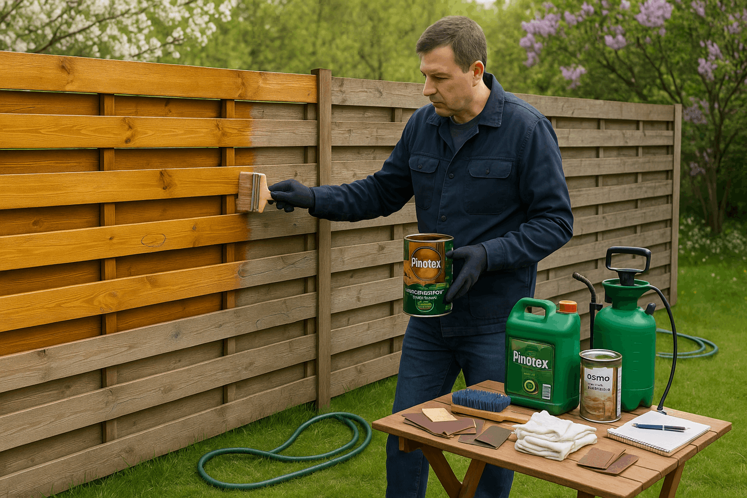 Уход за плетеным забором: как продлить жизнь на 5-7 лет