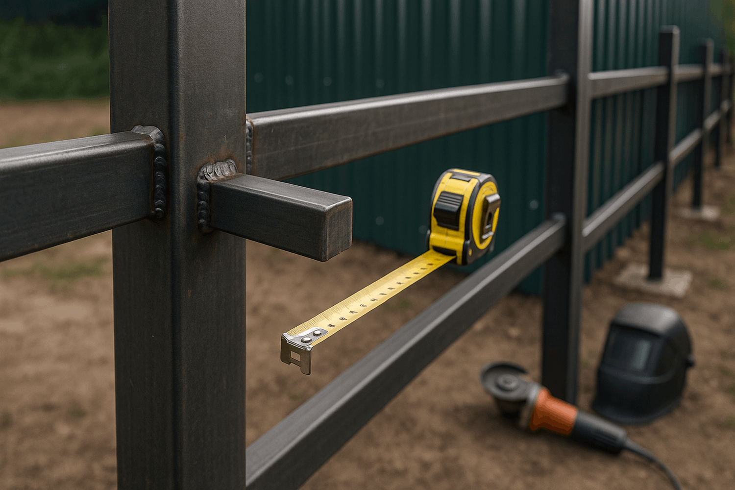  Лаги (прожилины) — каркас забора под профлист