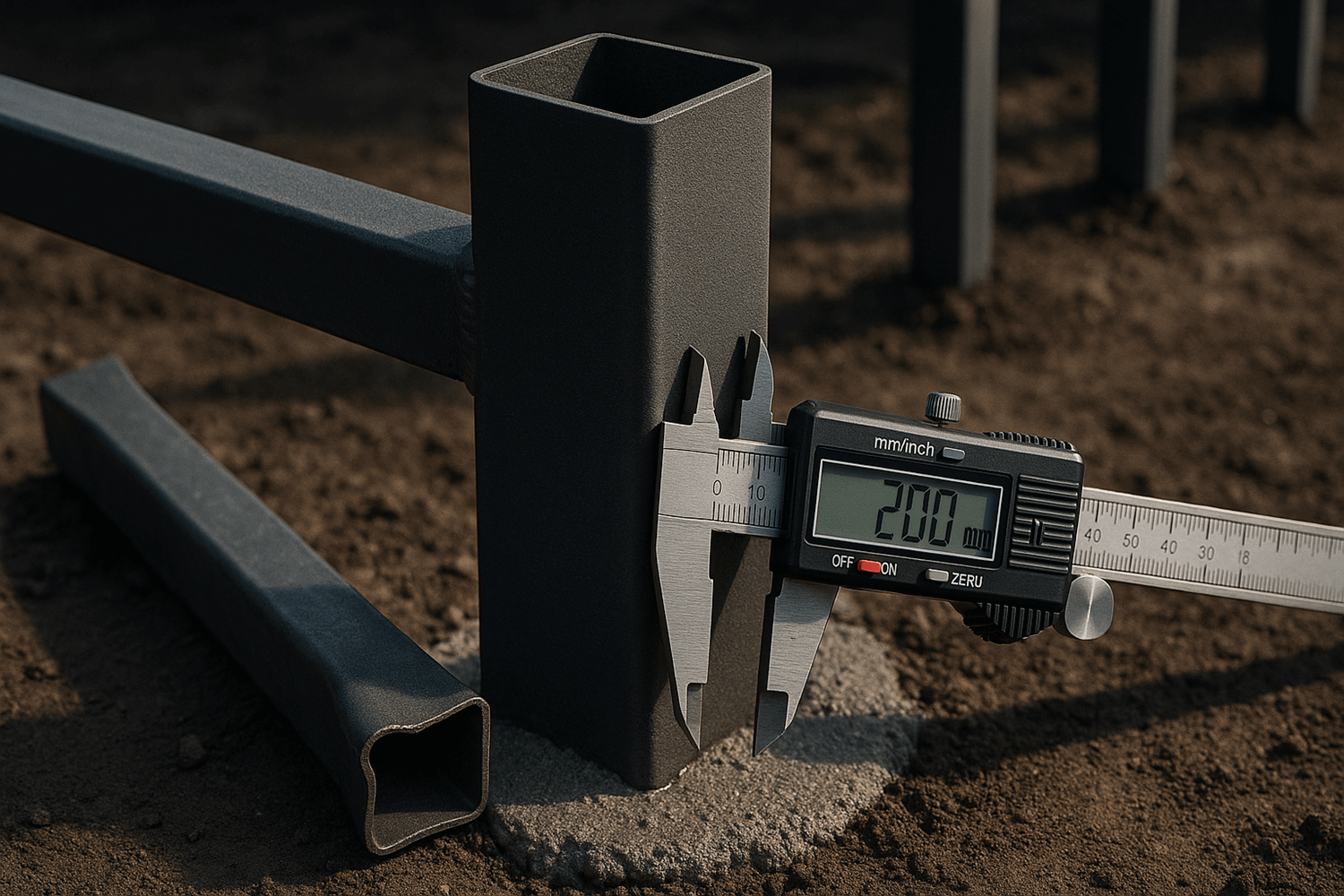  Металлические столбы — основа надёжности