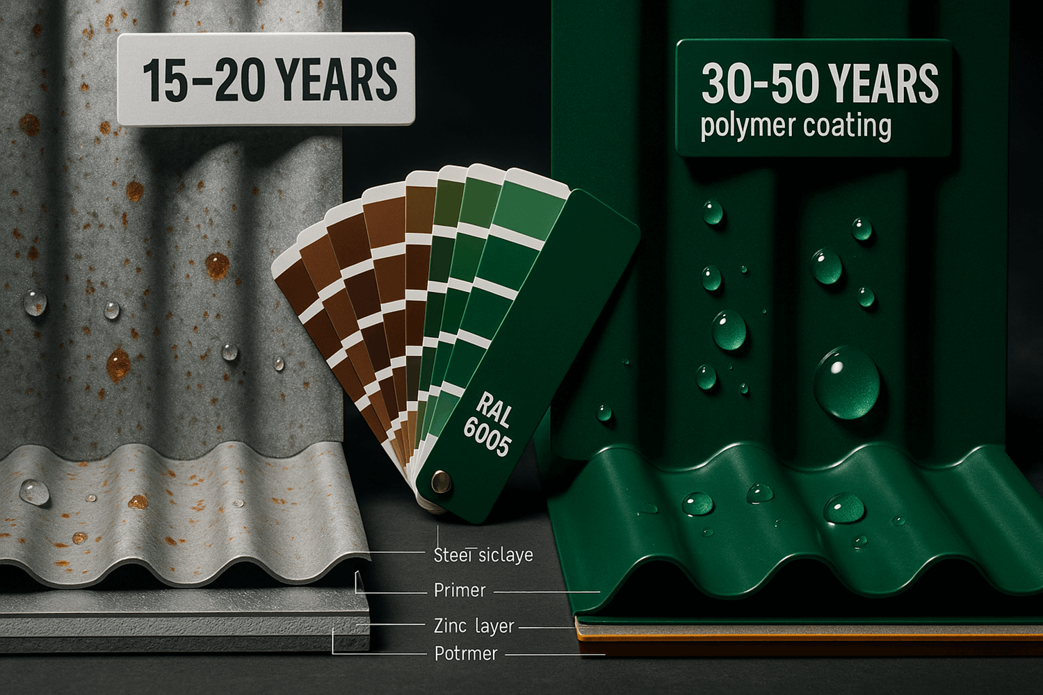  Покрытие: оцинковка или полимер?