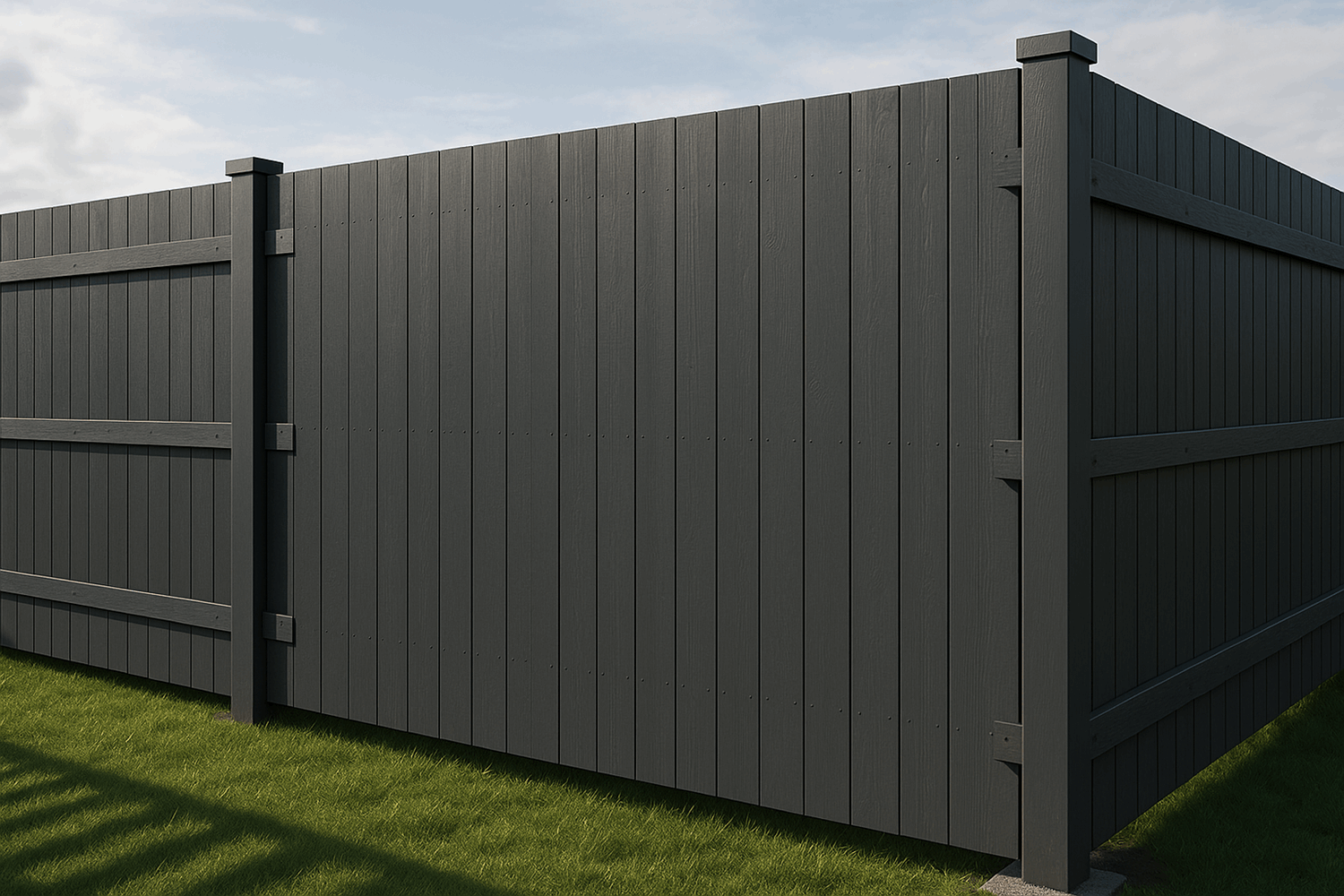  Сплошной забор (глухой)