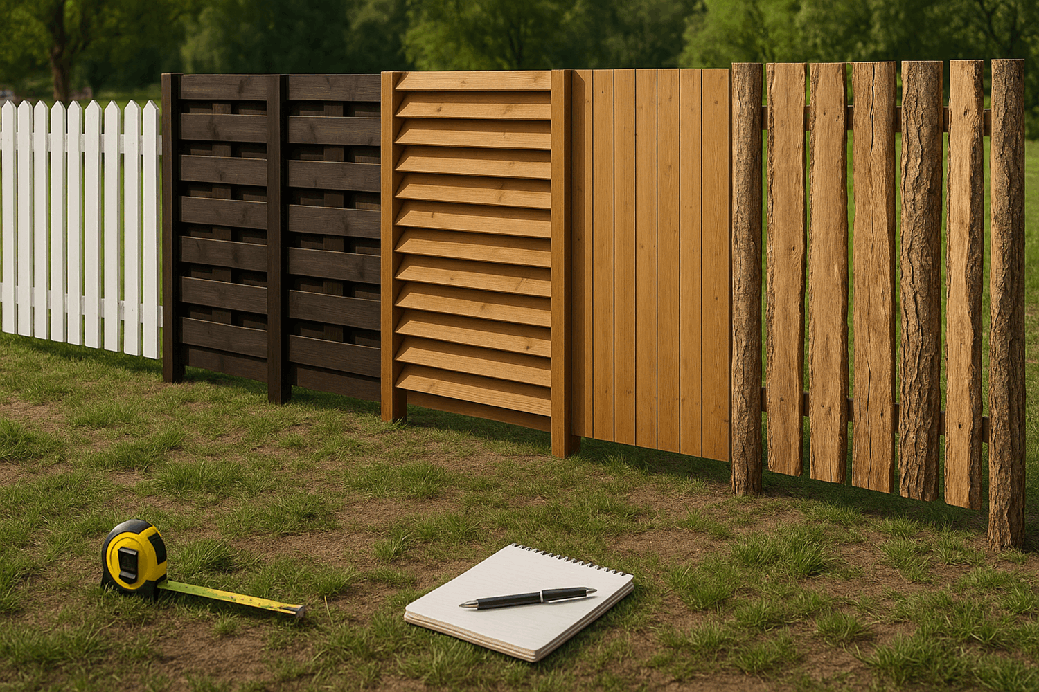 Сравнительная таблица всех видов заборов