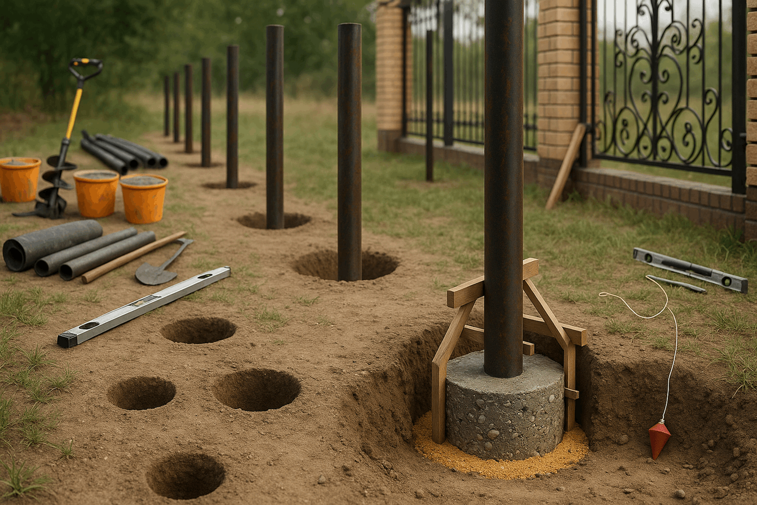  Столбчатый (точечный) фундамент – для легких пролетов